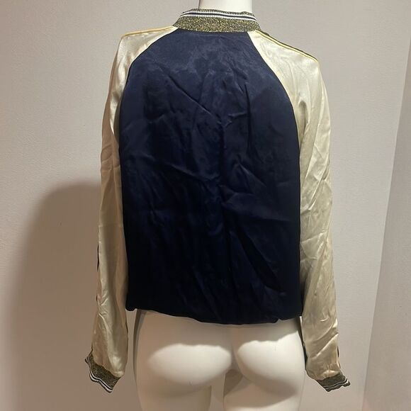 Maison Scotch Colour blocked bomber jacket - Picture 4 of 13